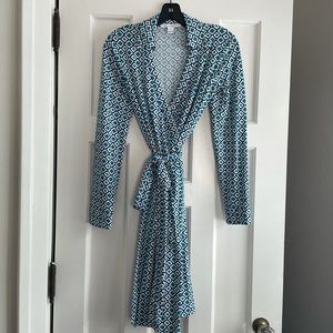 DVF “New Jeanne Two” Geometric WrapDress Worn once